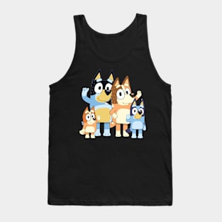 Bluey mum, Bluey Dad, Bluey family Tank Top